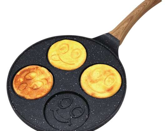 Frying pan for pancakes, aluminum, marble black, Ø26,5cm KINGHoff KH-1666