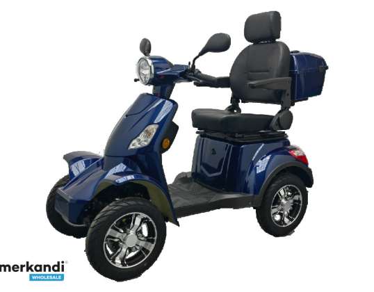 Robuuste 1000W elektrische scootmobiel 4W - Lange afstand, hoge snelheid, eenzitter