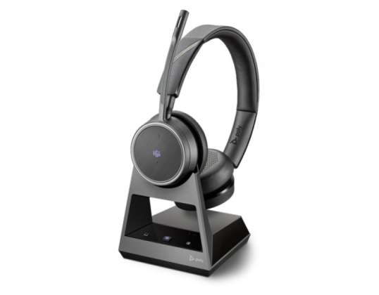 Poly BT Headset Voyager 4220 Office 2 way Base USB C Teams   214602 05