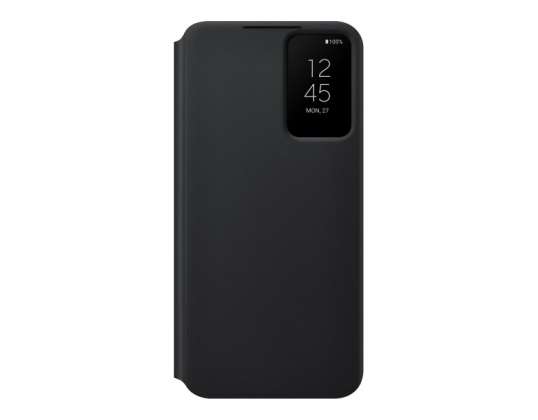 S9010 Samsung Galaxy S22 Siyah için Samsung Smart Clear View Kılıf