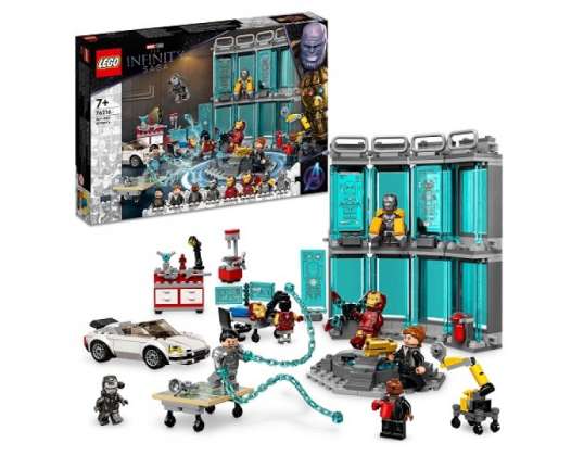 LEGO Süper Kahramanlar Demir Adam Atölyesi - 76216