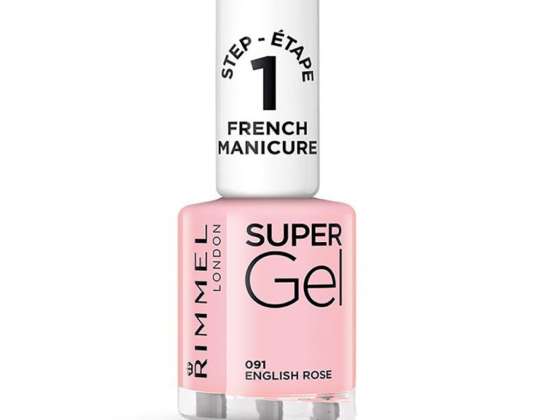Rimmel London Super Gel Francuski manicure 091 Róża angielska