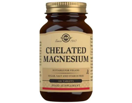 Solgar Chelated Magnesium 100 Tablets