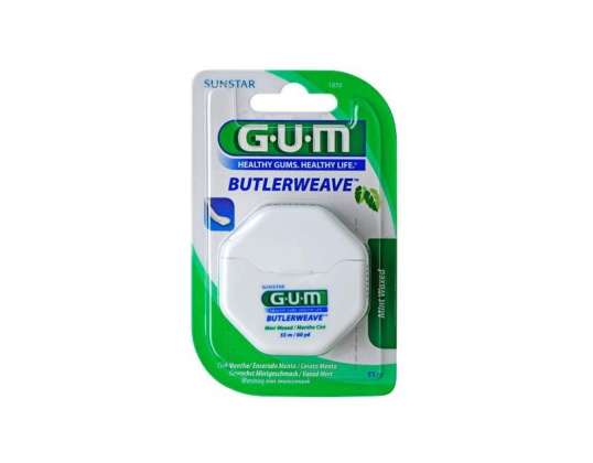 Gum Butlerweave Wax en Menthol Floss