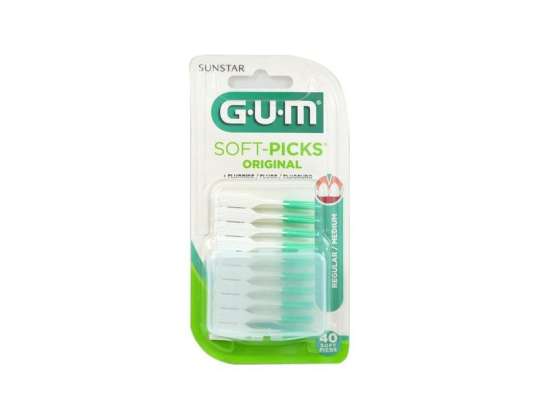 Sunstar Gum Soft Picks Regular Cleaner 40 Pcs