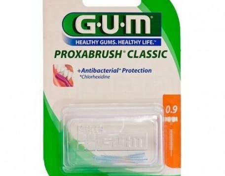 Proxabrush Classic Cepillo Interdental Con Clorhexidina 0,9 Mm 8 Unidades Gum