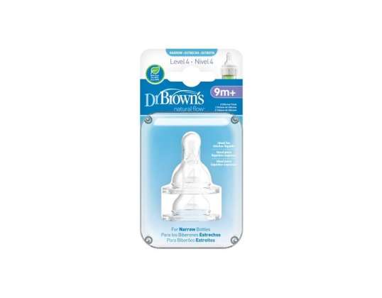 Dr. Brown's Dr Brown's Teat Options Nível 4 Standard 2 Unidades