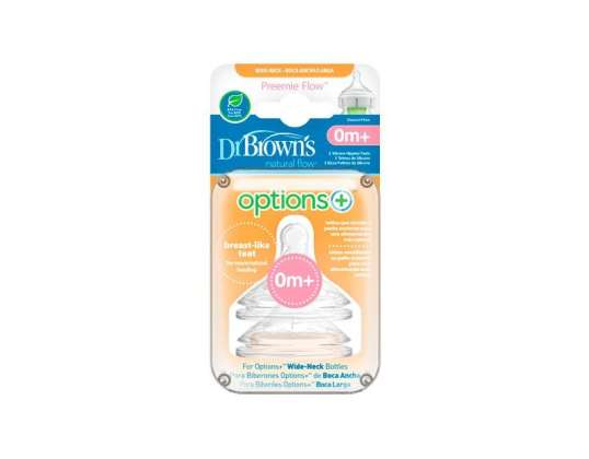 Dr,brown's Dr Browns muligheder Preemie Flow Tetina 2 Unidades