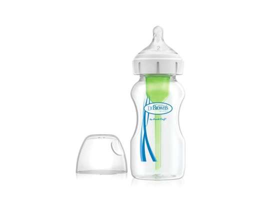 Dr, Brown's Wide Mouth Teat Bottle 2 Opciones de nivel 270ml