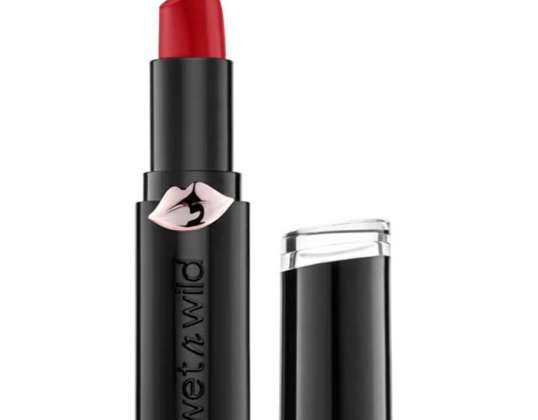 Wet N Wild Megalast Lipstick Matte Finish Stoplight Red