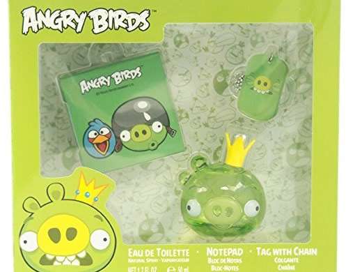 Angry Birds Pig Eau De Toilette Spray 50ml Set 3 Bucăți