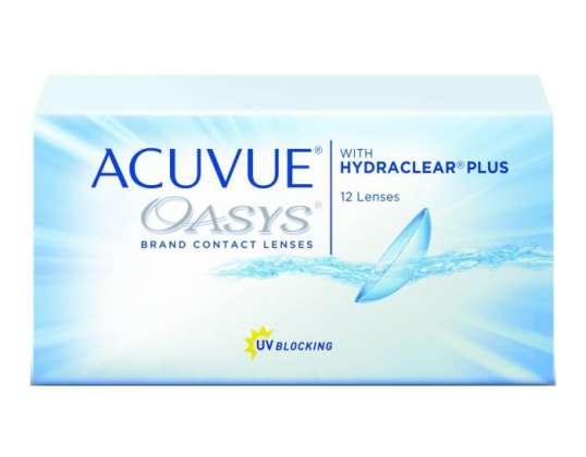 Acuvue Oasys Hydraclear контактни лещи 2 седмици подмяна -4,00 BC/8,4 12 единици