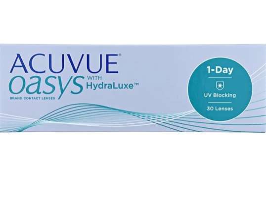 Acuvue Oasys Hydraluxe Καθημερινή Αντικατάσταση Φακών Επαφής -3,75 π.Χ./8,5 30 Μονάδες