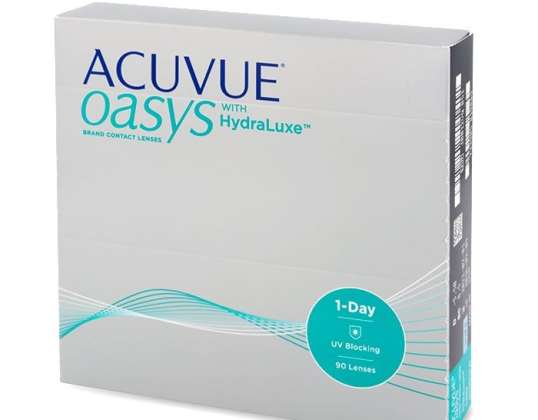 Acuvue Oasys Hydraluxe kontaktlinser Daglig utskifting -4,00BC/-8,5 90 enheter