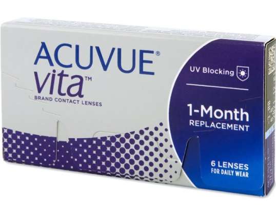 Φακοί Επαφής Acuvue Vita 1 Βάση Αντικατάστασης -6,00 BC/8,4 6 Μονάδες