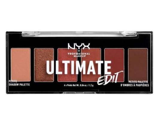 Nyx Ultimate Edit Petite Shadow Palette Warm Neutrals 6x1,2