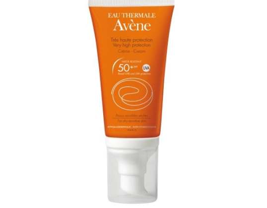 Avene krém s velmi vysokou ochranou citlivé pleti Spf50+ 50ml