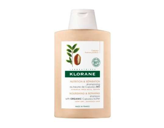 Klorane Organic CupuaĂ§u sviestinis šampūnas 200 ml