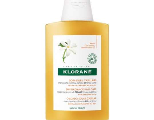 Klorane toitev šampoon MonoĂŻ ja Tamanu Bio 200ml-ga