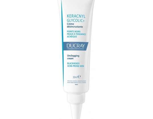 Ducray Keracnyl Glycolic+ Crema Desincrustante 30ml