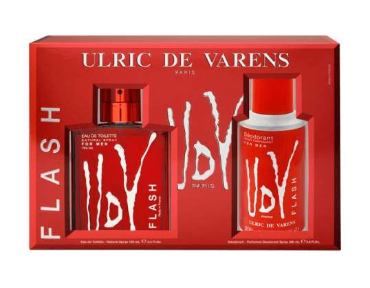 Ulric de Varens Flash Eau de Toilette Spray 100ml Setti 2 kpl