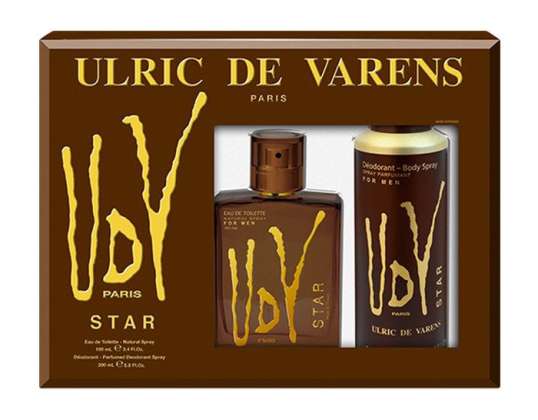 Ulric de Varens Star Eau de Toilette Spray 100ml Setti 2 kpl