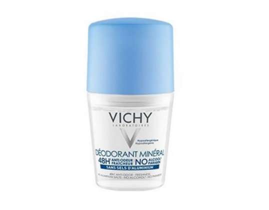 Rola de deodorant Vichy pe Mină©ral 48h Aluminium Salt Free 50ml
