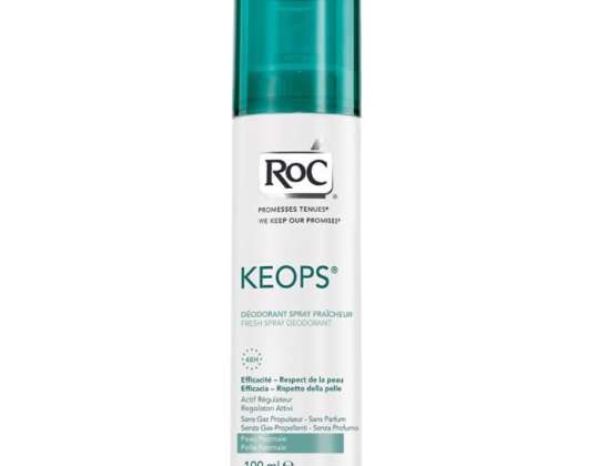 Roc Keops Fresh Spray Aerosol Deodorant Normale Huid 100ml