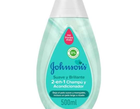 Johnson's Soft And Brilliant 2 In 1 Shampoo And Conditioner 500ml