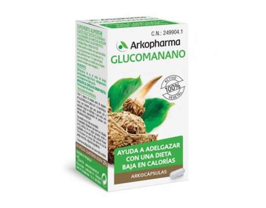 Arkopharma Glucomanano Arkocapsulas 80 kapselia