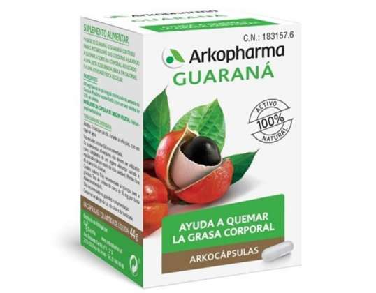 Arkopharma Guarana Arcocapsules 84 kapslar