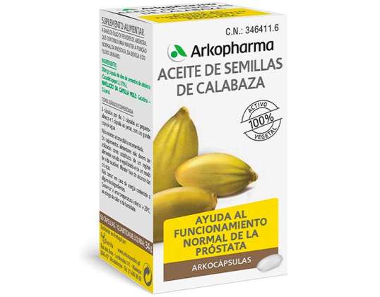 Arkopharma Kürbiskernöl 50 Kapseln