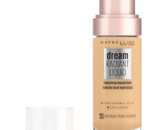 Maybelline Dream Satin Liquid Foundation & Serum 48 Sun Beige 30ml