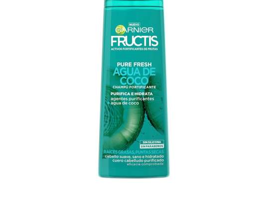 Garnier Fructis Pure Fresh Wzmacniający Szampon do Wody Kokosowej 360ml