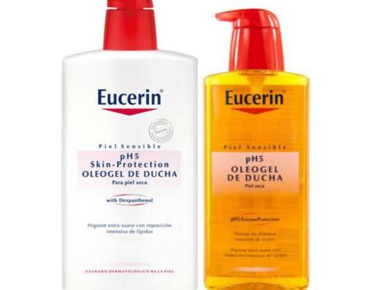 Eucerin Ph5 Hudbeskyttelse Oleo Shower Gel 1L + 400ml sett 2 stk