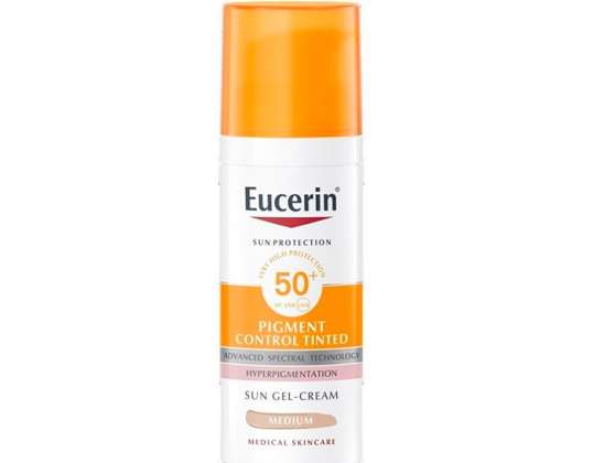 Eucerin Gel Crème Huile Contrôle Couleur Medium Spf50+ 50ml