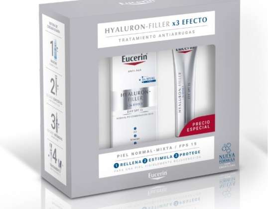 Eucerin Hyaluron Filler x3 Tagescreme Normal-Mischhaut 50ml Set 2 Stück 