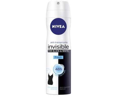 Nivea Αόρατο Λευκό και Μαύρο Φρέσκο Σπρέι 200ml