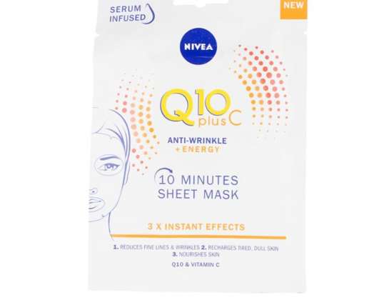 Nivea Q10 + Vitamina C Antiarrugas Energizante Mascarilla Facial