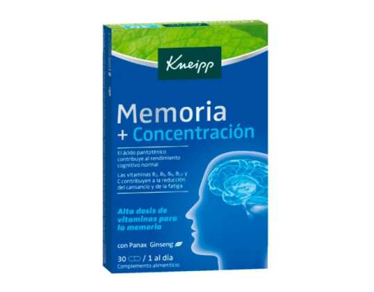 Kneipp Memory Concentration 30 Caps