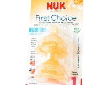 Tetina Ancha First Choice 1 S Latex 2 Unidades Nuk