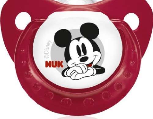 Nuk Chupete Disney Mickey Silicona Talla 1, 0-6 Meses, 1 Ud