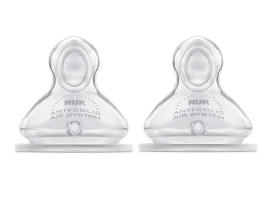 Nuk First Choice Size 1 Silicone Teat 2 Units