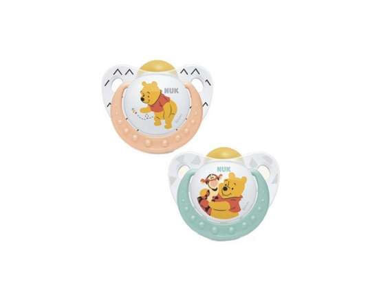 Nuk Set Chupete LĂˇtex Winnie The Pooh rinkinys 2 vnt