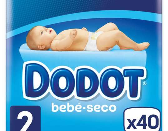 Dodot Детские сухие подгузники Размер 2. 40 Подгузники
