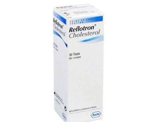 Prueba de colesterol 30 de Roche Reflotron