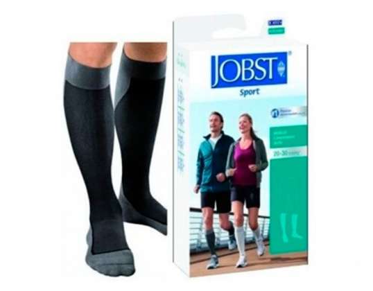 Jobst sportinės kojinytės Juoda Pilka 2 XL