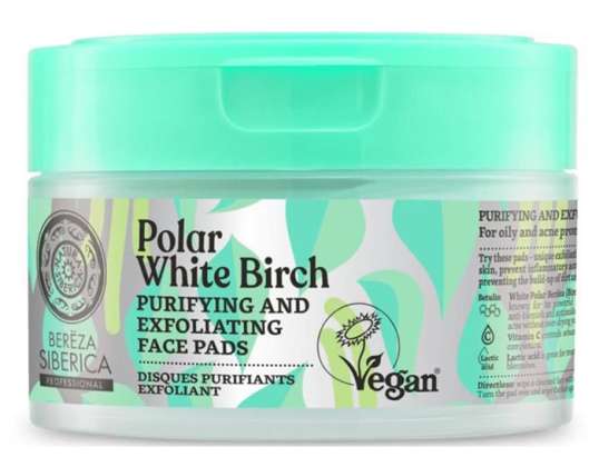 Natura Siberica Purifying And Exfoliating Face Pads 20 Units