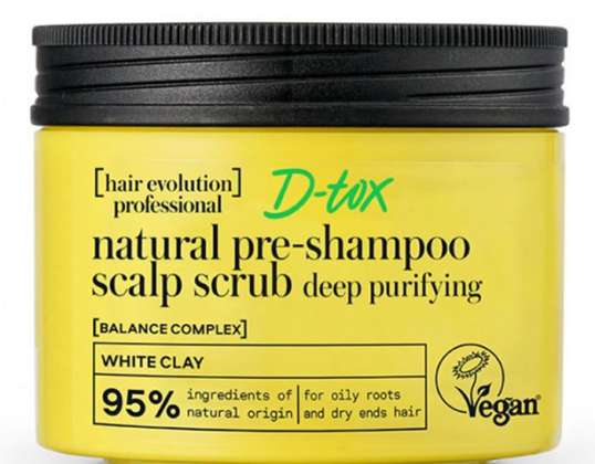 Natura Siberica Natural Pre Shampoo Peeling do skóry głowy D-Tox Deep Purifying 150ml