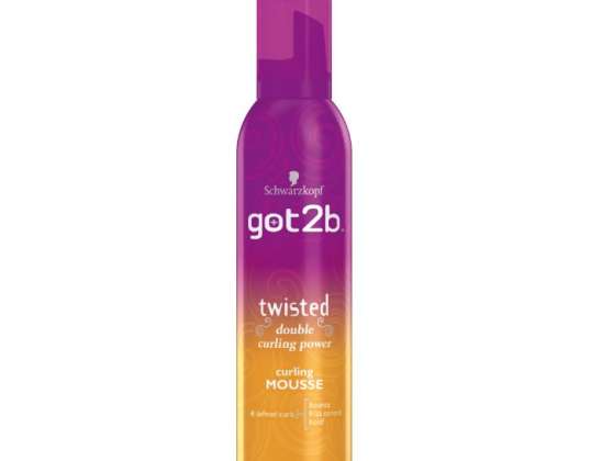 Schwarzkopf Got2b Twisted Double Curling Power Mousse 250ml